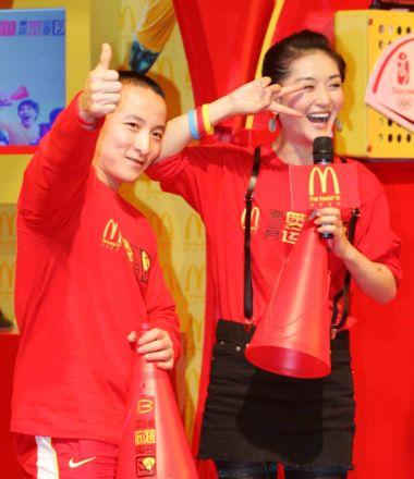 奥运明星纷纷为奥运助威活动加油
