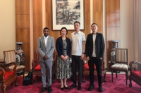 菲纳大学职业技术孔子学院拜访中国驻马达加斯加使馆