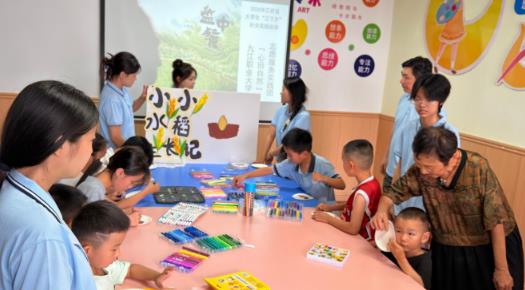 稻田作课堂 自然育童心——九江职业大学学子赴南市村开展自然教育志愿服务